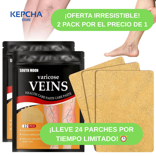 PARCHE DE ALIVIO PARA LAS VARICES (PACK 2X1)💥