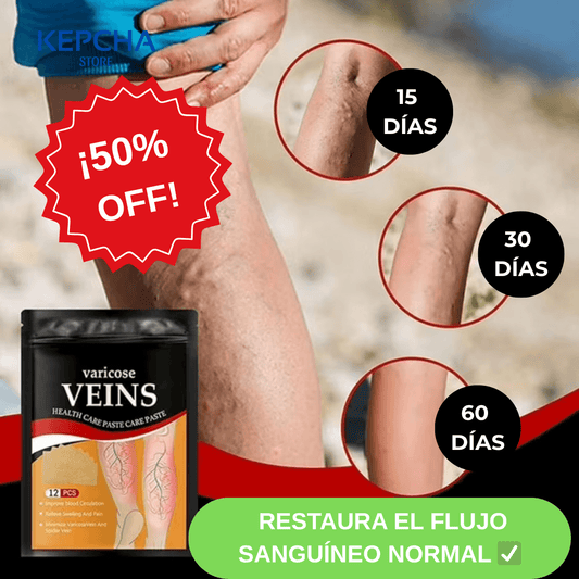 PARCHE DE ALIVIO PARA LAS VARICES (PACK 2X1)💥
