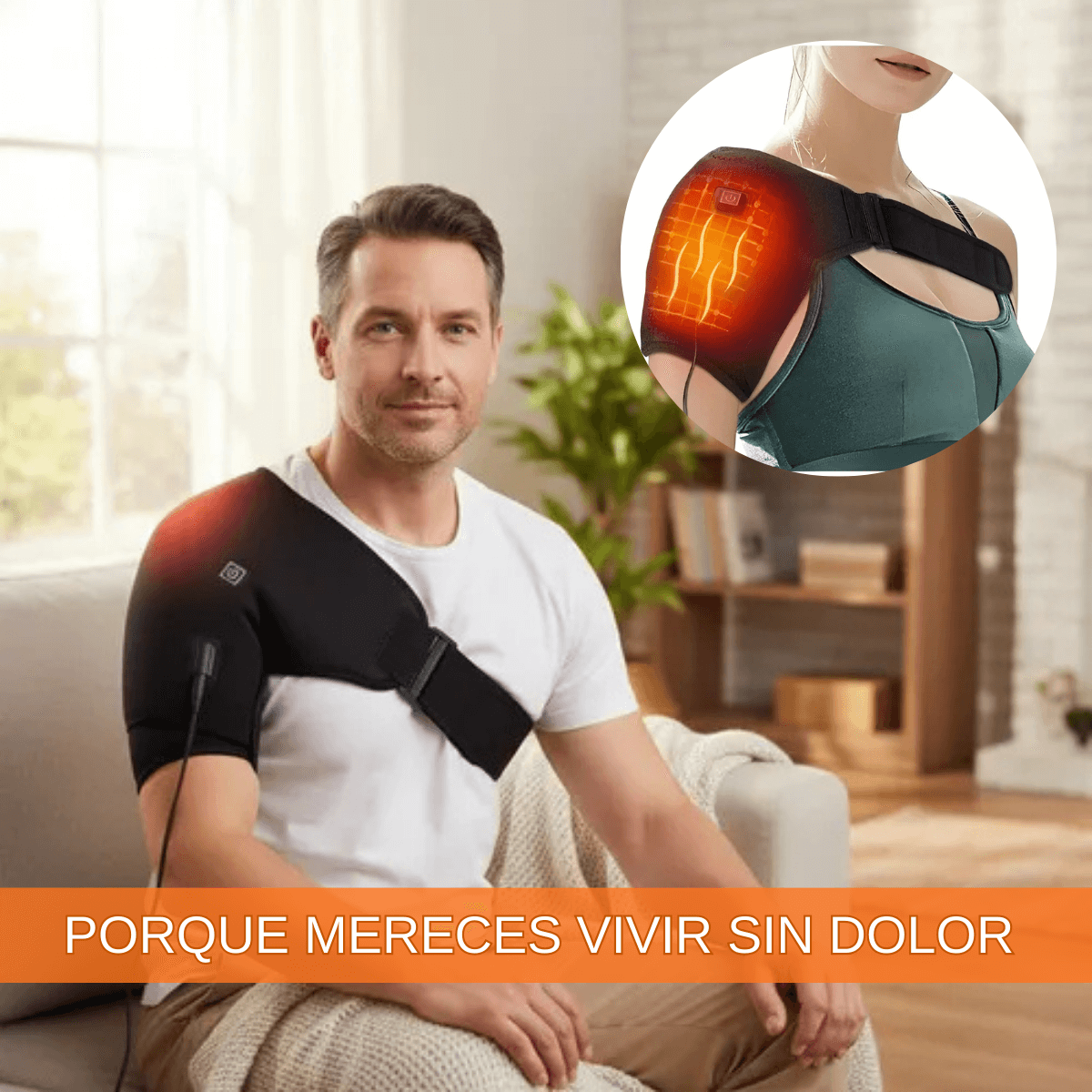 HombroAlivio™ -Hombrera de compresión Térmica para aliviar el dolor crónico de una vez por todas🔥💯