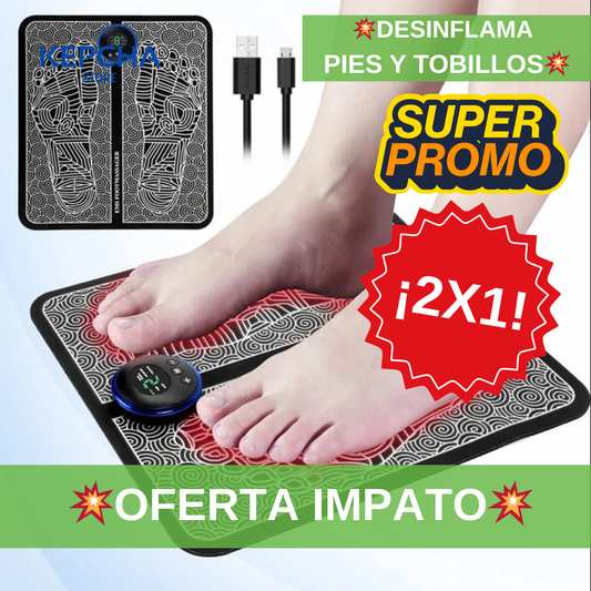 MASAJEADOR PARA PIES CON TECNOLOGÍA EMS (OFERTA 2X1)