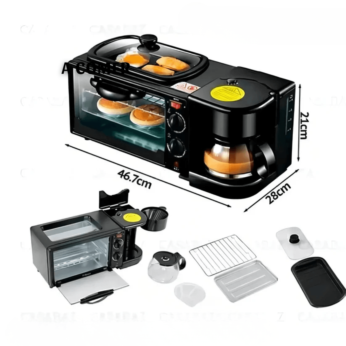 TrioChef® - Cocina, tostadora y cafetera desde un lugar.