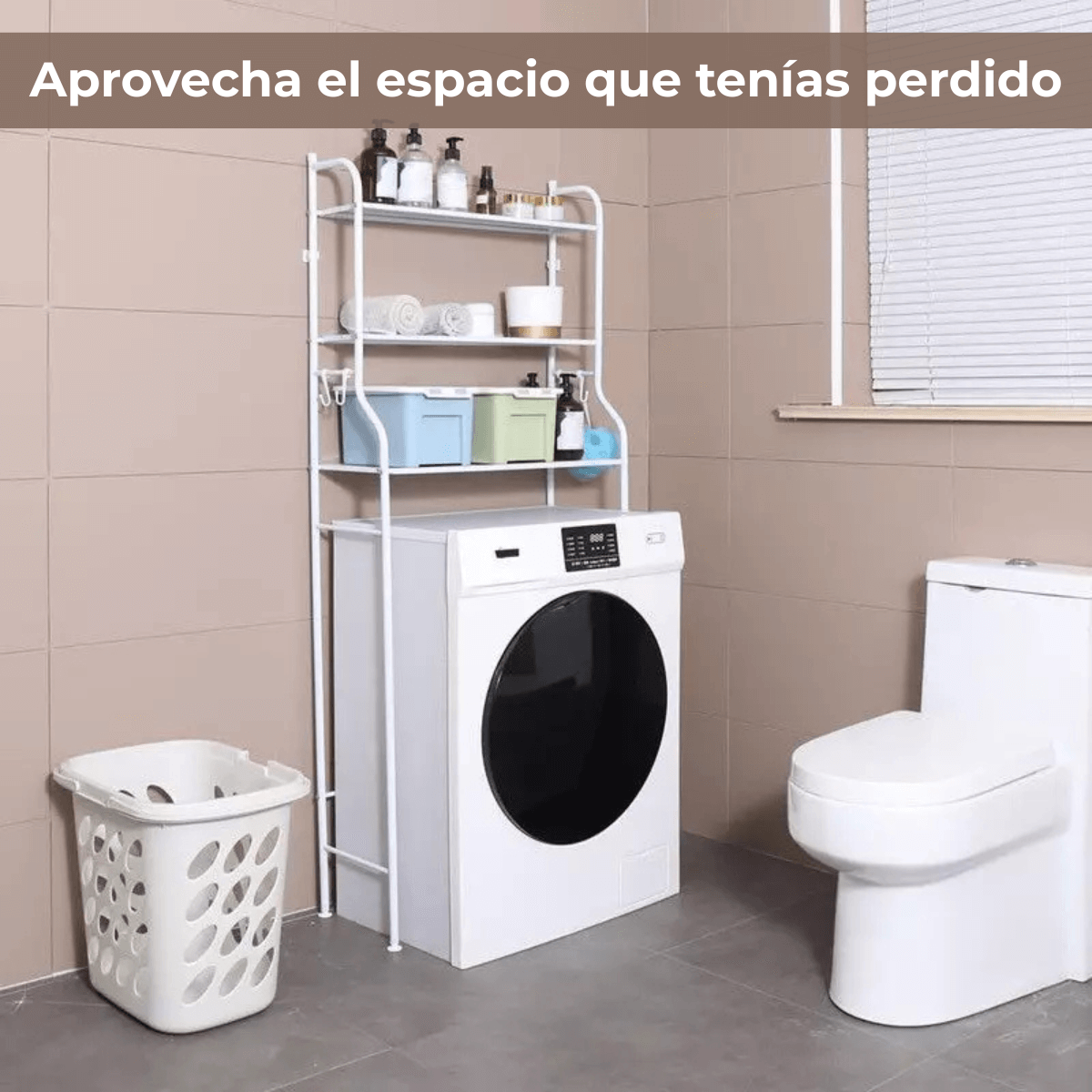 Organizador Pro®-Aprovecha cada rincón, un baño ordenado te espera.