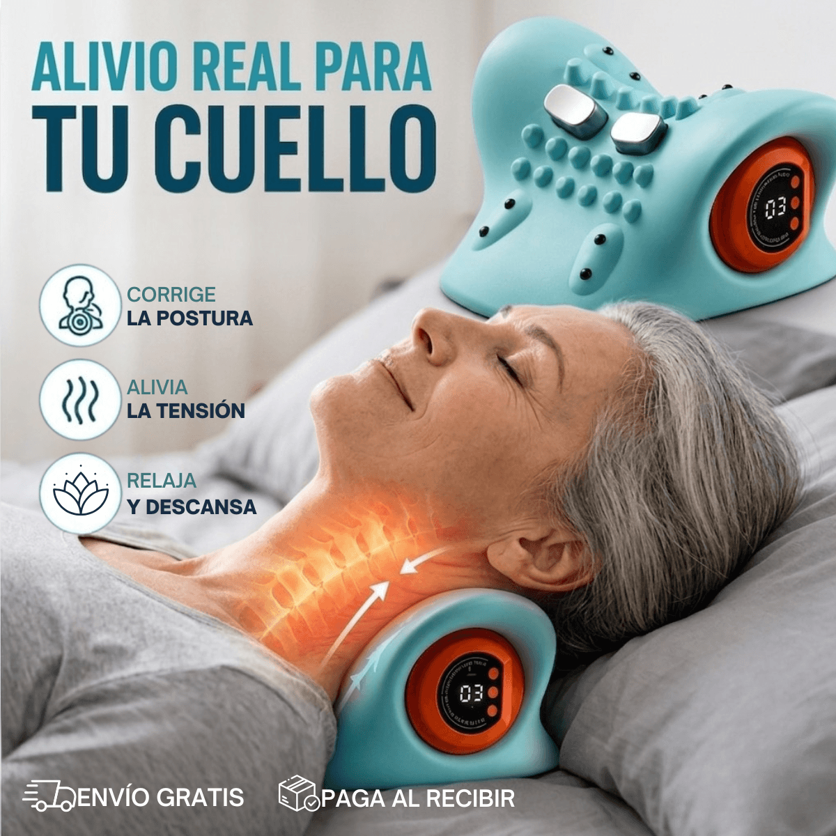 NeckReset™-Restaura tu cuello desde la comodidad de tu casa