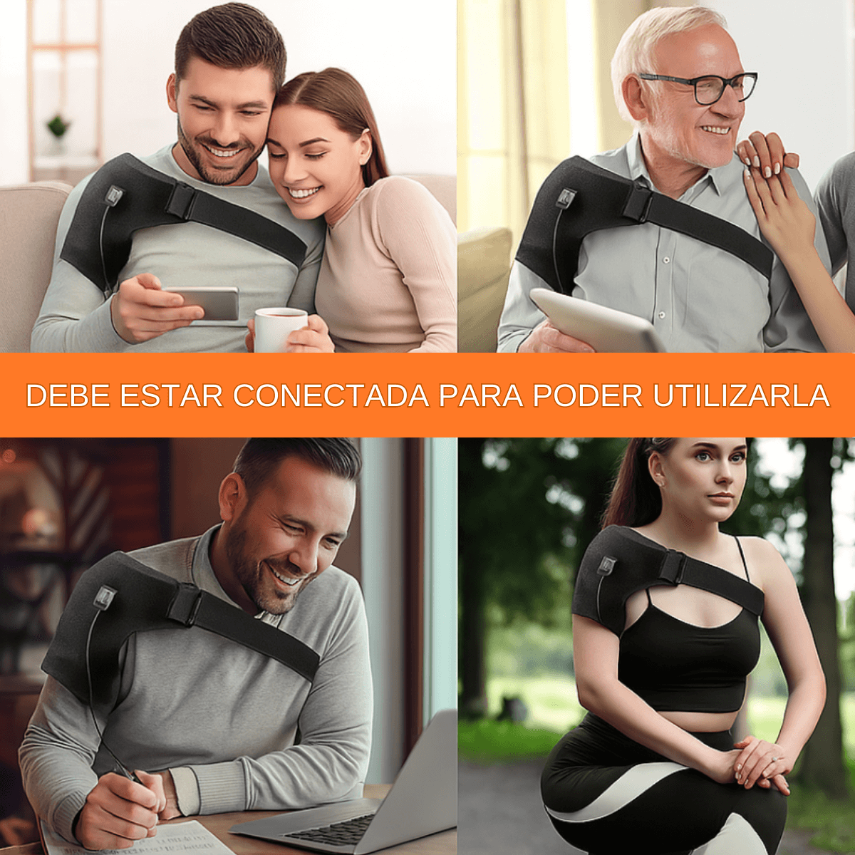 HombroAlivio™ -Hombrera de compresión Térmica para aliviar el dolor crónico de una vez por todas🔥💯