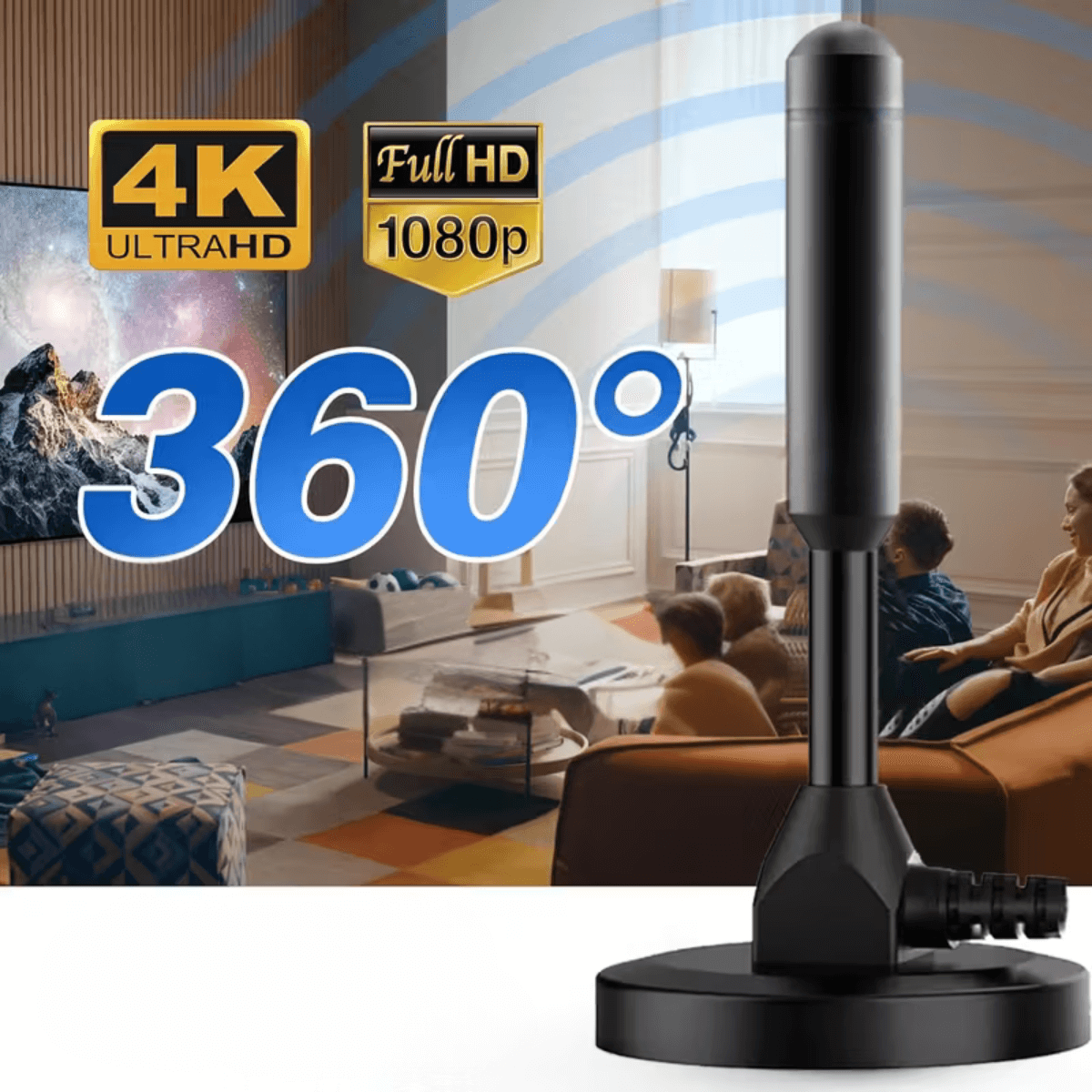 Nítida TV ®-Antena HD De Televisión Digital para todo tipo de TV 📺 ✅