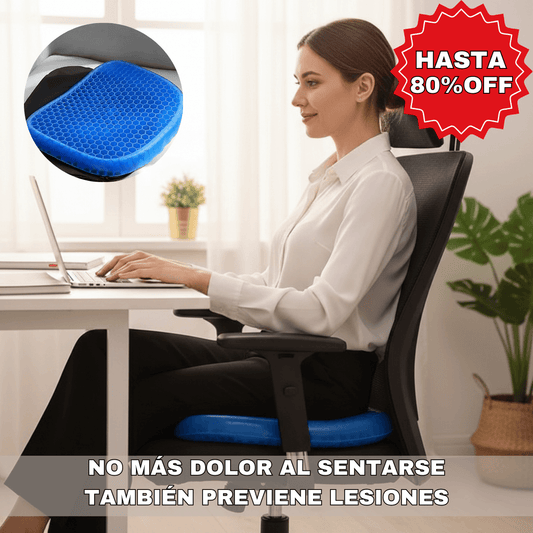 COJIN ERGOGEL®-Recupera la vida de antes y dile adiós al dolor💯👏 (Incluye funda✔️)