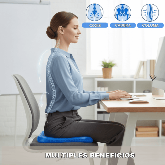 COJIN ERGOGEL®-Recupera la vida de antes y dile adiós al dolor💯👏 (Incluye funda✔️)