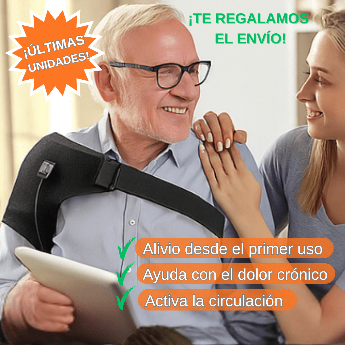 HombroAlivio™ -Hombrera de compresión Térmica para aliviar el dolor crónico de una vez por todas🔥💯