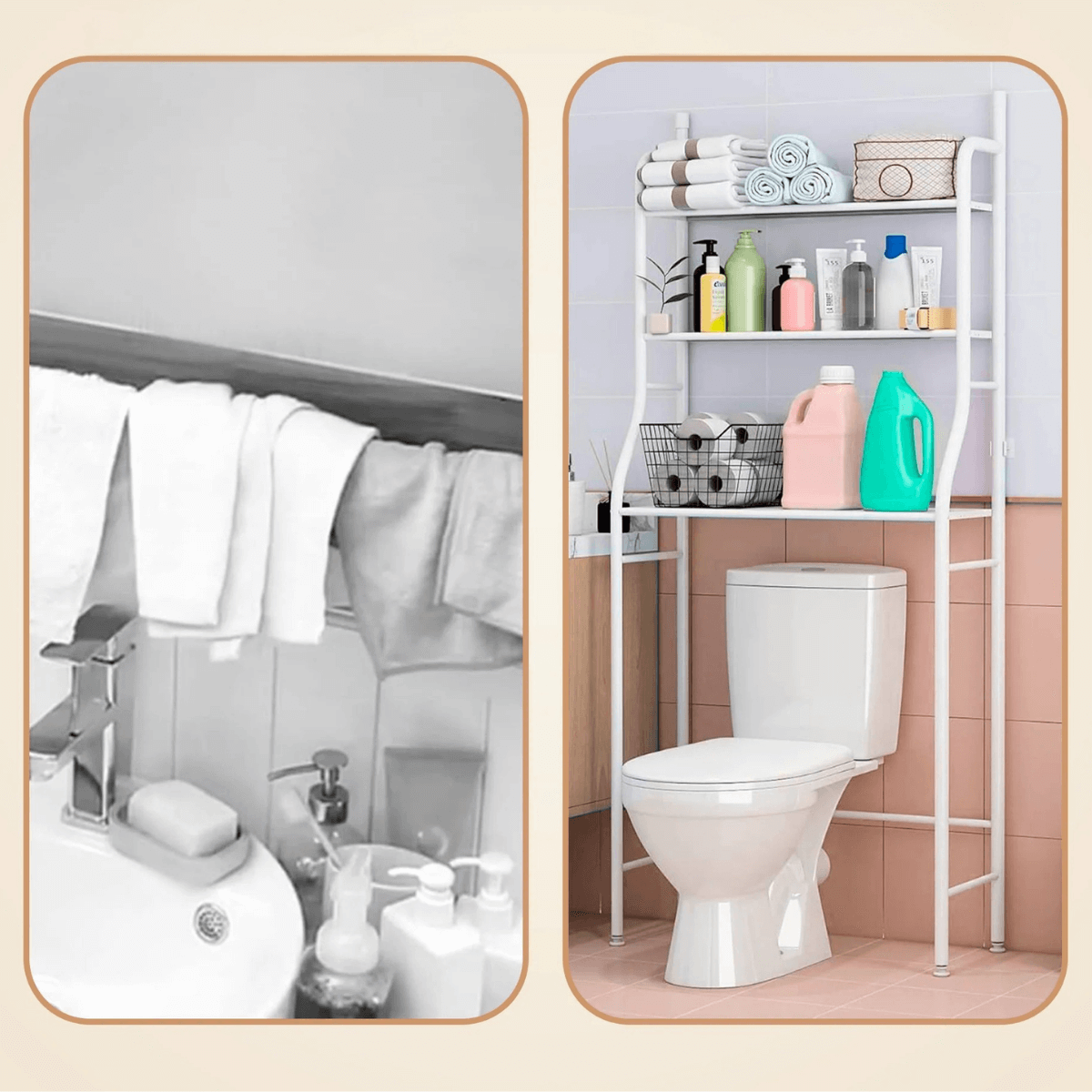 Organizador Pro®-Aprovecha cada rincón, un baño ordenado te espera.