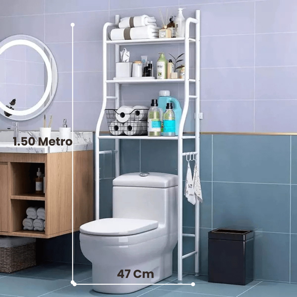 Organizador Pro®-Aprovecha cada rincón, un baño ordenado te espera.