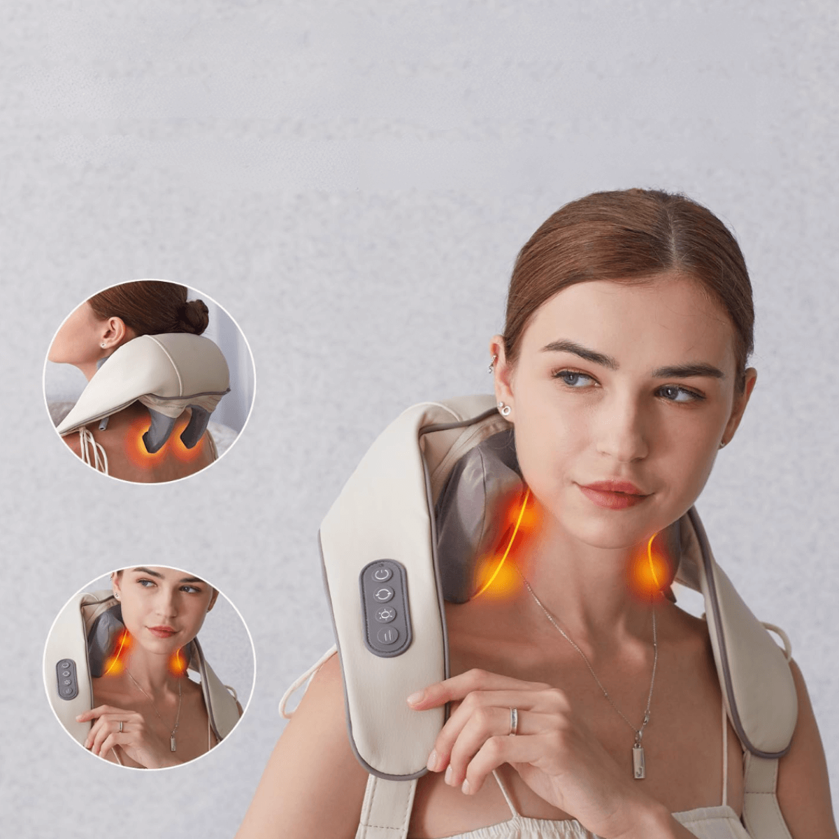 AuraRelief ™-Úsalo en tu cuello y todo tu cuerpo, es como tener un masajista en casa🌟