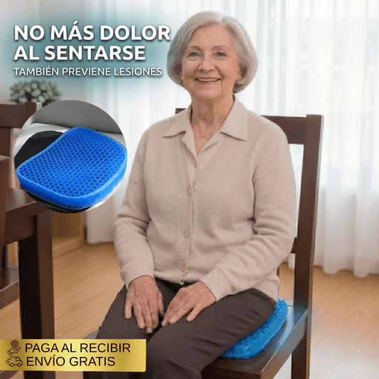 COJIN ERGOGEL®-Recupera la vida de antes y dile adiós al dolor💯👏 (Incluye funda✔️)