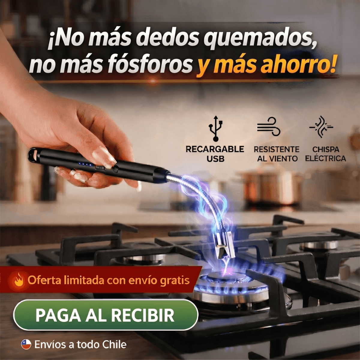 FlamaCheck®-El Fin de las Quemaduras y los fósforos🔥
