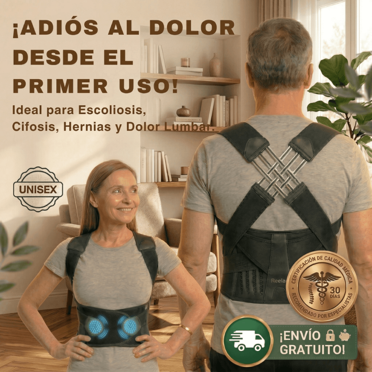 ErgoAlign® Menos dolor, mejor vida desde el primer uso(Estándar unisex👨‍🦰👩‍🦳)