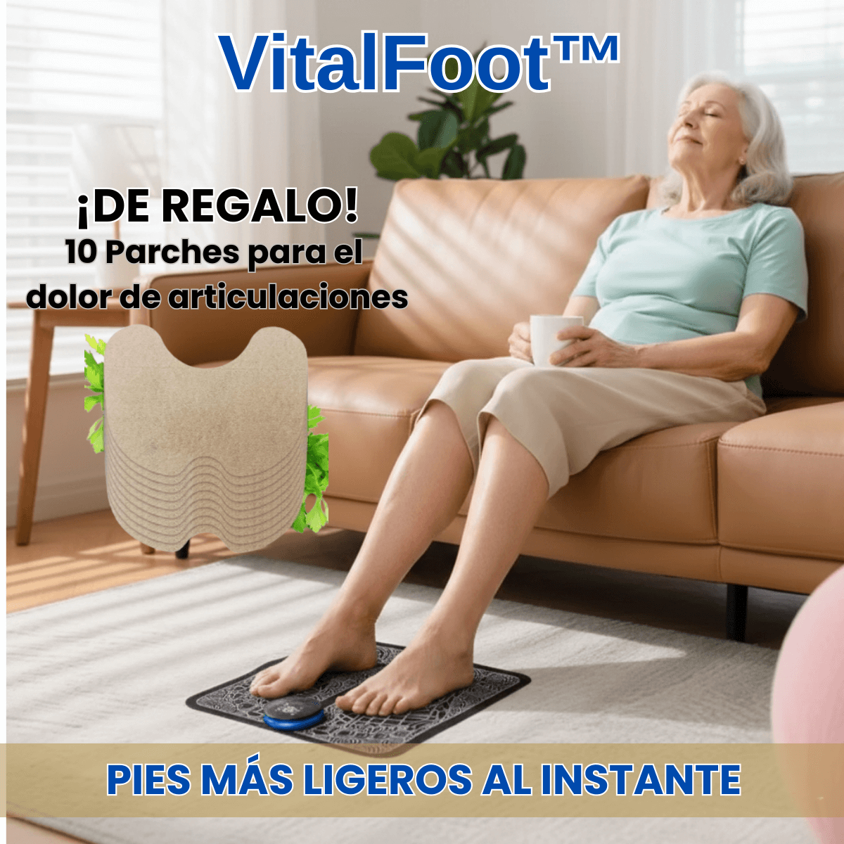 VitalFoot™-Reactiva la circulación y elimina el dolor en solo 15 minutos