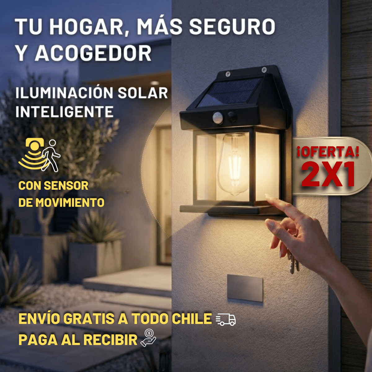 SafeLight Solar® - Más luz y seguridad en tu casa🔒💡