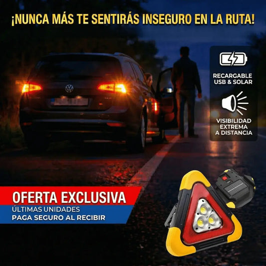 TriSignal® - Se visible en la carretera antes de que sea tarde (Carga USB)