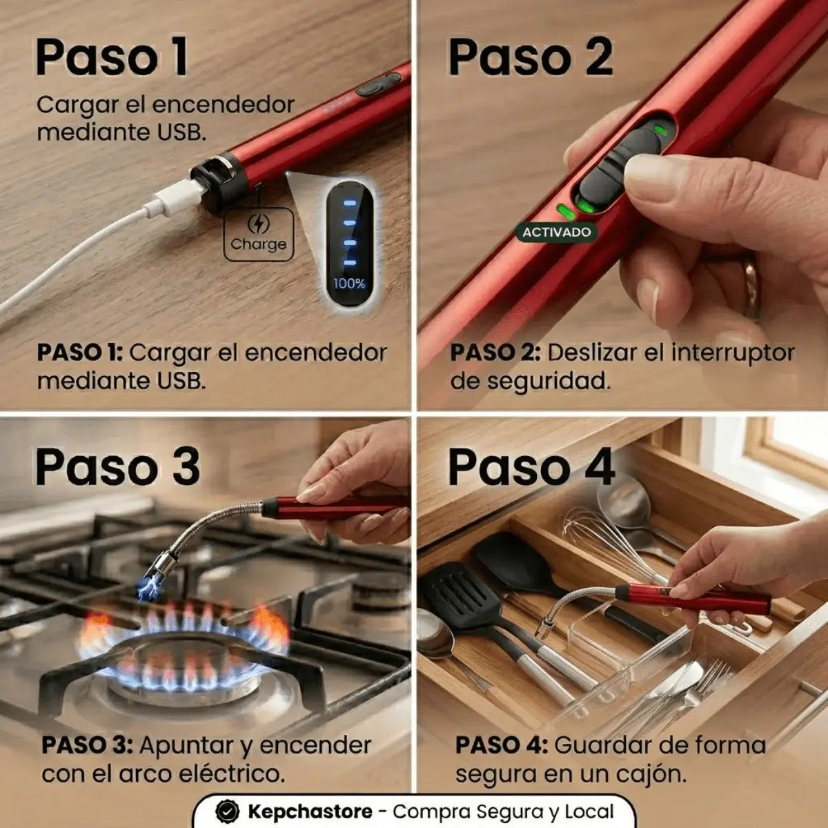 FlamaCheck®-El Fin de las Quemaduras y los fósforos🔥